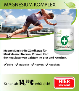 Magnesium Komplex jetzt sichern!